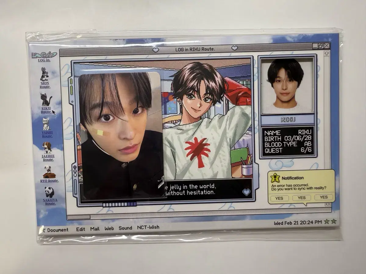 NCTWISH リク login セット NCT | 엔시티 Nctwish U Riku Login Keycap #엔시티위시,#로그인